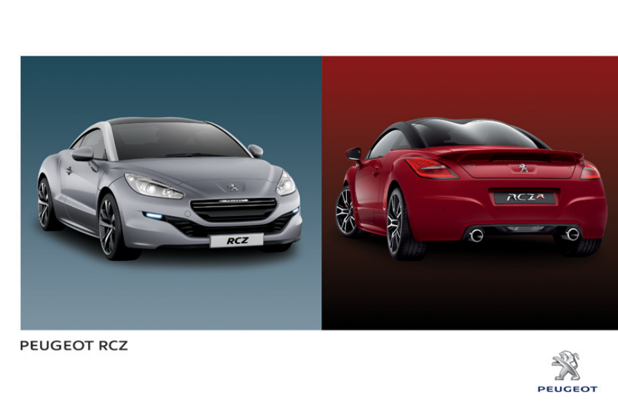 Peugeot RCZ (2015 year). Manual - part 1